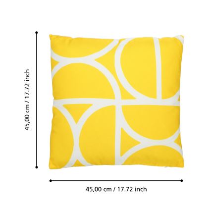 Eglo 420248 - Dekorationskudde TSUNAN 45x45 cm gul