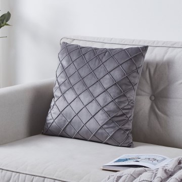 Eglo 420254 - Prydnadskudde SHOURA 45x45 cm grå