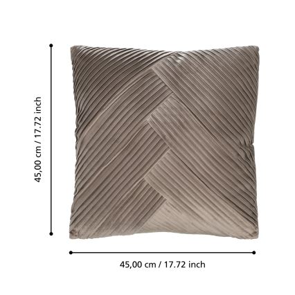 Eglo 420266 - Dekorationskudde SHOURA 45x45 cm brun