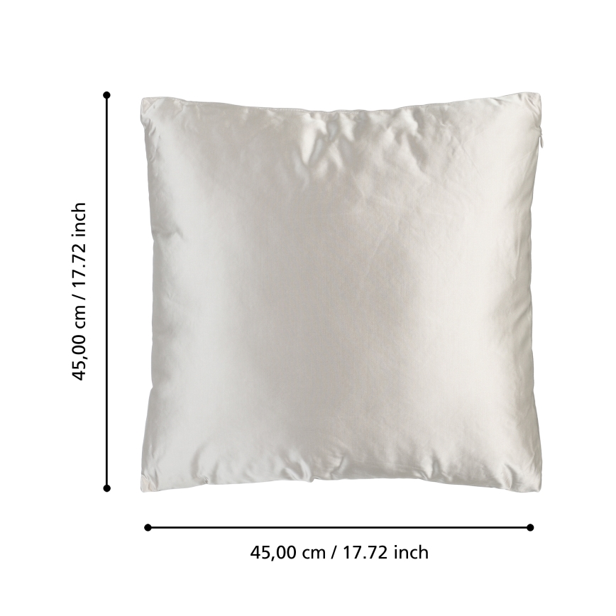 Eglo 420273 - Dekorativ kudde KYONAN 45x45 cm grå