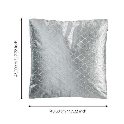 Eglo 420283 - Dekorativ kudde SINGU 45x45 cm grå