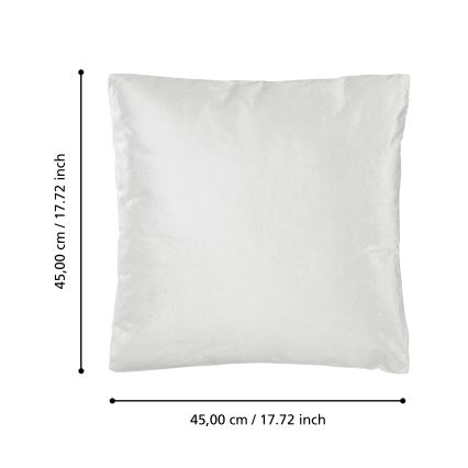 Eglo 420286 - Prydnadskudde SINGU 45x45 cm vit
