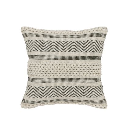 Eglo 420304 - Dekorationskudde MELUT 45x45 cm krämvit/svart