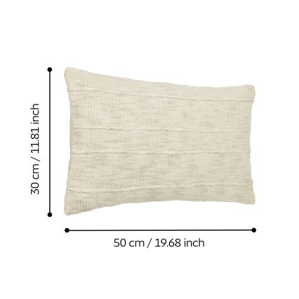 Eglo 420336 - Dekorativ kudde SHILABO 50x30 cm beige