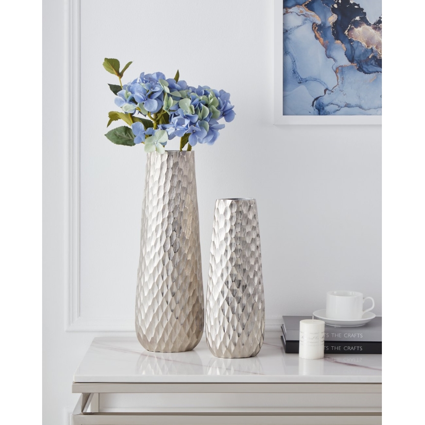 Eglo - metalvas 40,5x14 cm silver