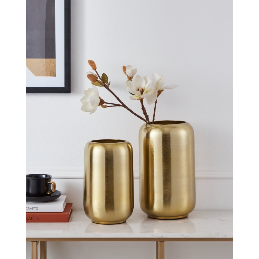 Eglo - metalvas 28x17 cm guld