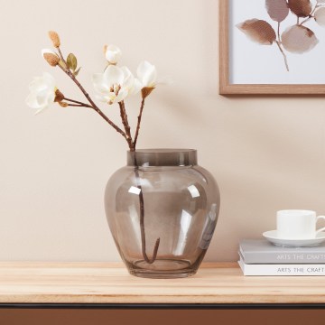 Eglo 421211 - Glasvas ASINDRO 23,5x22 cm svart/rökfärgad