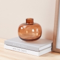 Eglo 421213 - Glasvas SIRANANA 11,8x13 cm brun/rökfärgad