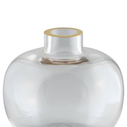Eglo 421214 - Glasvas SIRANANA 11,8 x 13 cm, klar med guldfinish