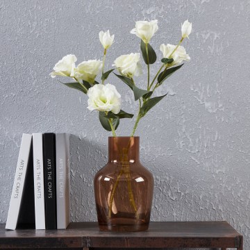 Eglo 421221 - Glasvas SIRANANA 22x14,5 cm brun/rökfärgad