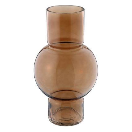 Eglo - Glasvas 28x15,5 cm brun