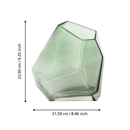 Eglo 421348 - Glasvas CLONONY 23,5x15x21,5 cm grön