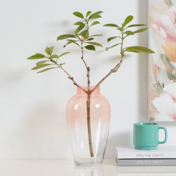 Eglo 421357 - Glasvas KENYASI 27x15,5 cm rosa