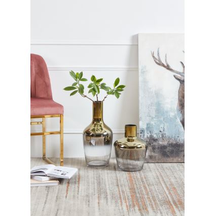 Eglo 421372 - Glasvas SAMUNTAI 48x23 cm guldfärgad