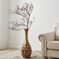 Eglo 421633 - Metallvas LENGGENG 71,5x25 cm guldfärgad