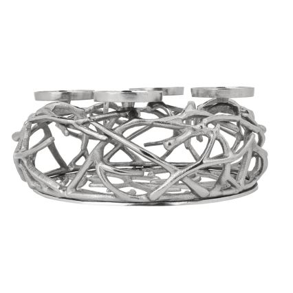Eglo - Ljusstake 13,5x35 cm silver