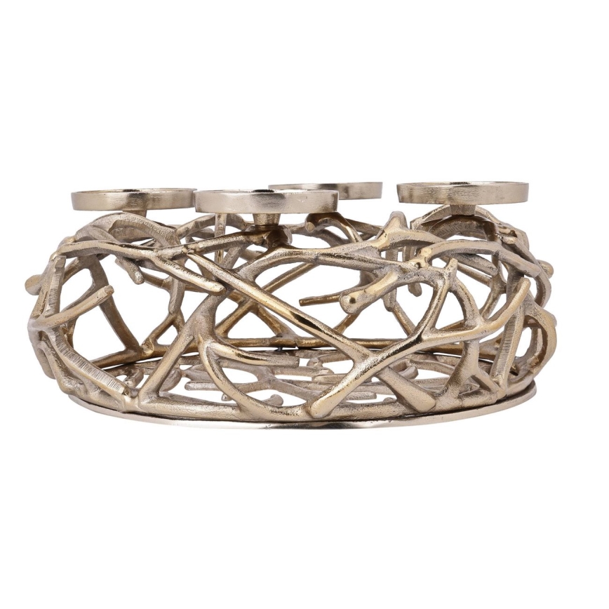 Eglo - Ljusstake 13,5x35 cm guld