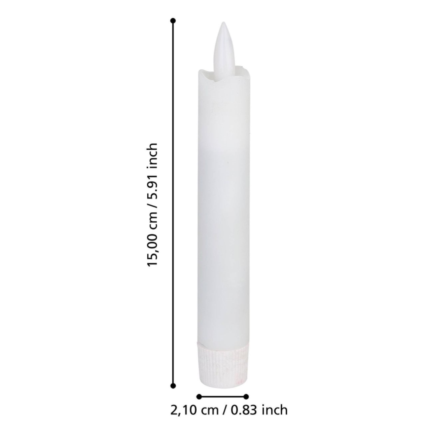 Eglo - SET 2x LED-ljus LED/1xAAA 15 cm vit