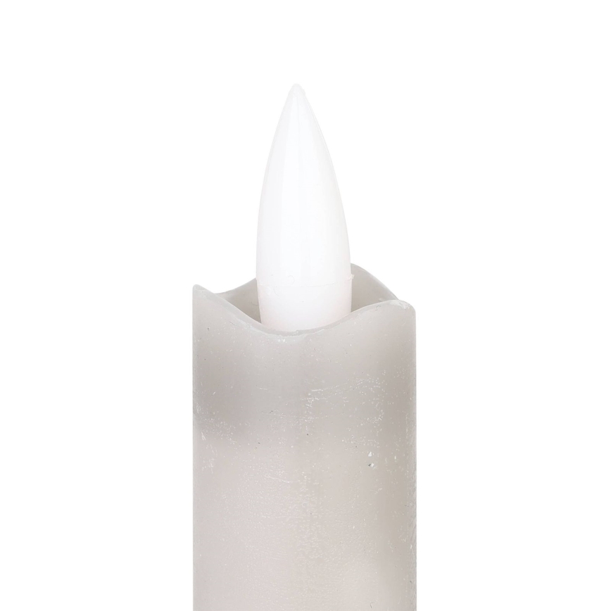 Eglo 422223 - SET 2x LED-ljusstake ANTANABE LED/1xAAA 15 cm grå