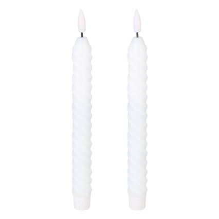 Eglo - SET 2x LED ljus LED/1xAAA 25 cm vit