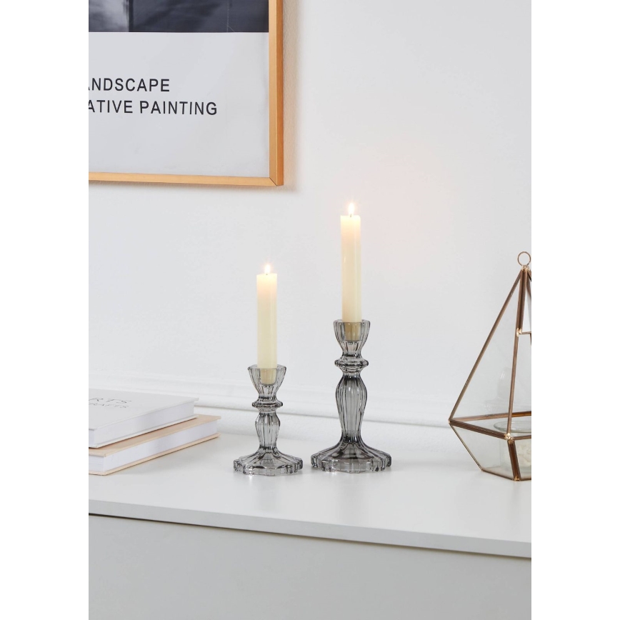 Eglo - Ljusstake 11x7,5 cm grå