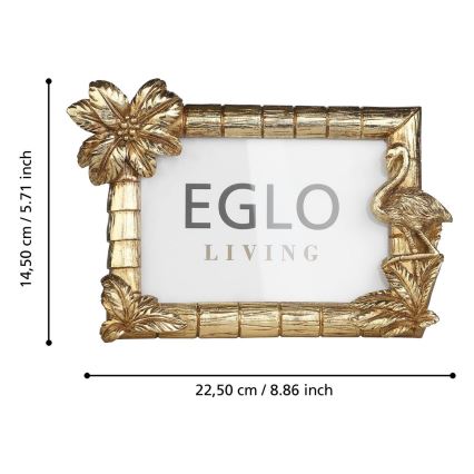 Eglo - Fotoram 10x15 cm guld