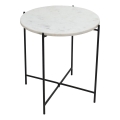 Eglo 424001 - Sidobord TOWADA 44 cm marmor/svart