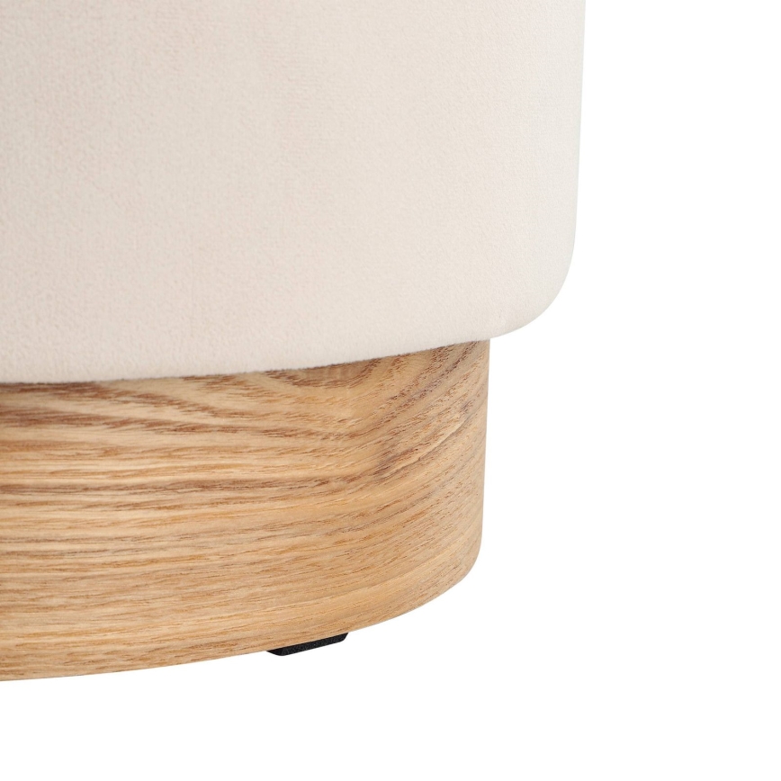 Eglo - KIT 2x Taburett diameter 30,5/37 cm beige