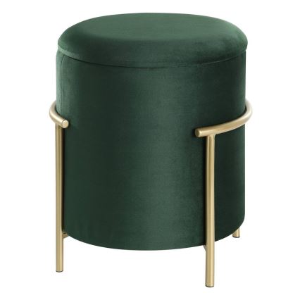 Eglo - Taburett 46x41 cm grön/guld