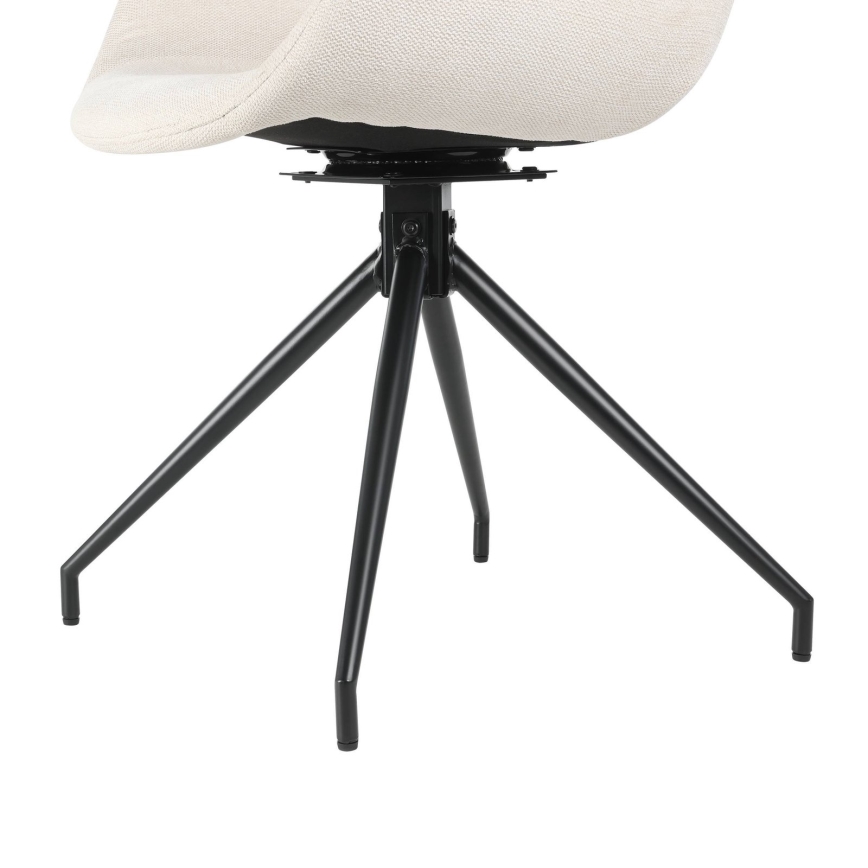 Eglo - Matstol 82x58 cm grädde/svart