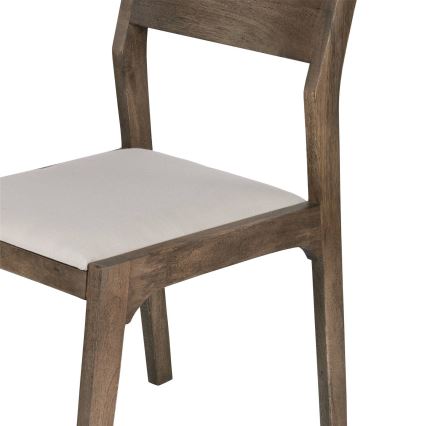 Eglo - Matstol 84x55 cm brun/krämvit