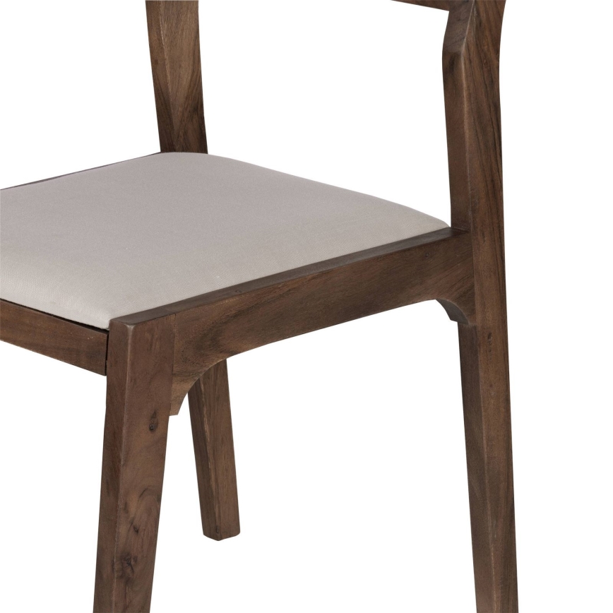 Eglo - Matstol 84x55 cm brun/krämvit