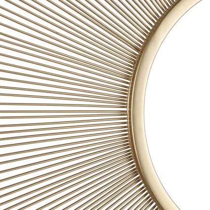 Eglo - Väggspegel Ø 76 cm guld/svart