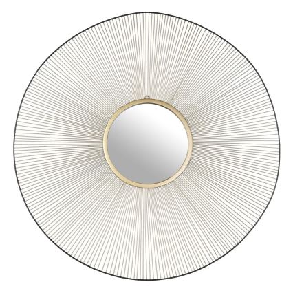 Eglo - Väggspegel Ø 76 cm guld/svart