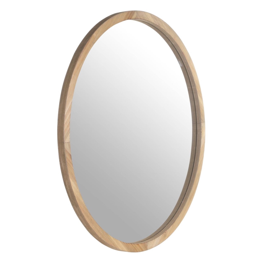 Eglo - Väggspegel Ø 70 cm brun