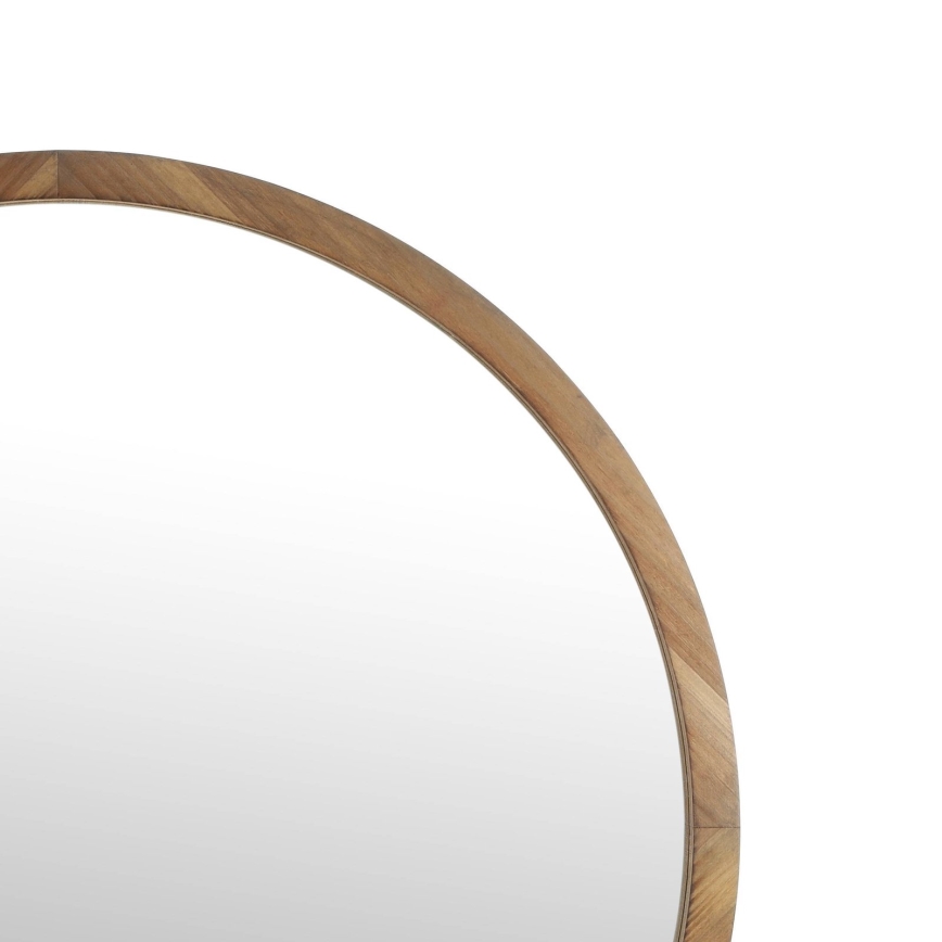 Eglo - Väggspegel Ø 70 cm brun
