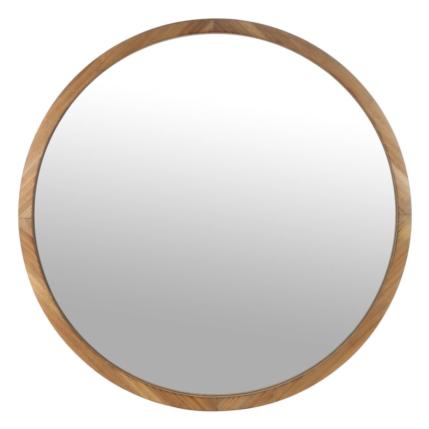Eglo - Väggspegel Ø 70 cm brun