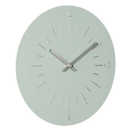 Eglo - Väggklocka 1xAA diameter 30 cm grön