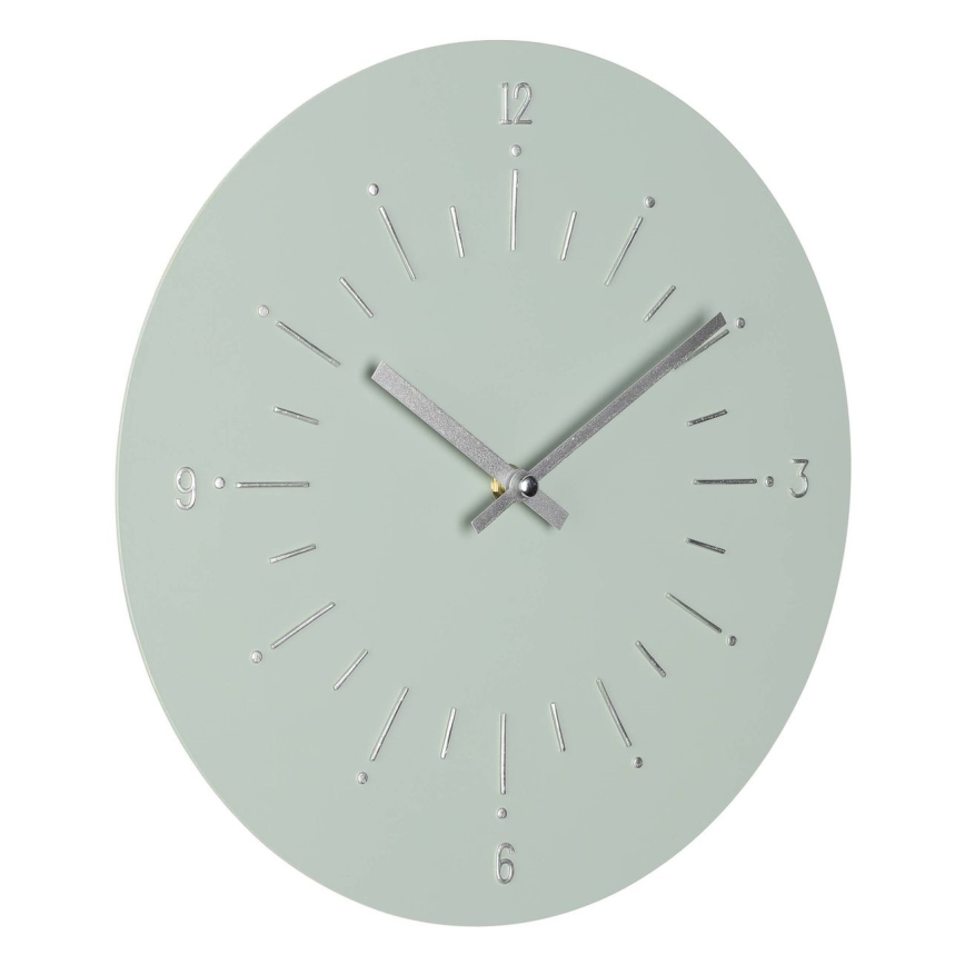 Eglo - Väggklocka 1xAA diameter 30 cm grön