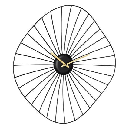 Eglo - Väggklocka 1xAA 50x50 cm svart