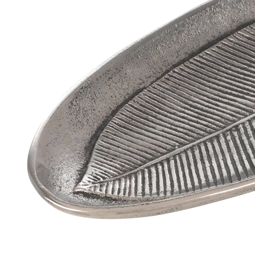 Eglo - Dekorativt bricka 16,5x54 cm silver