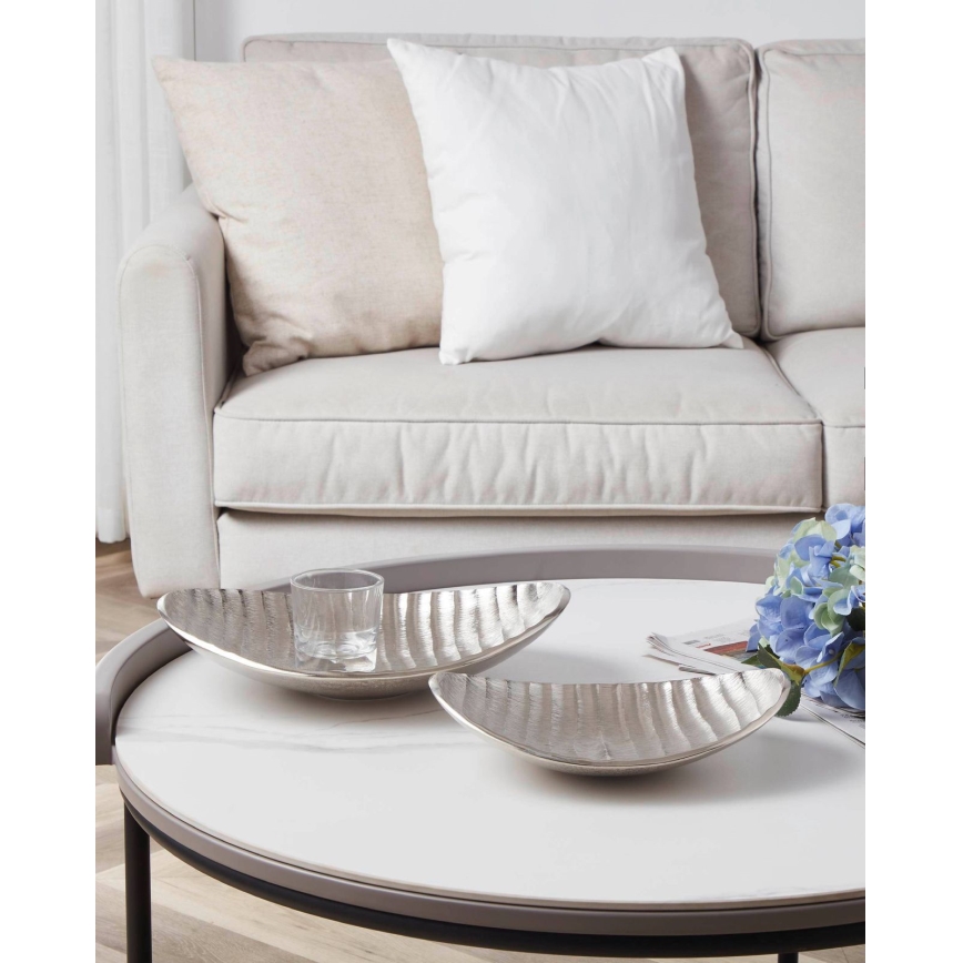 Eglo - Dekorativt bricka 23,5x32,5 cm silver