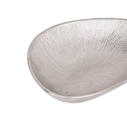 Eglo - Dekorativt bricka 17,5x24,5 cm silver