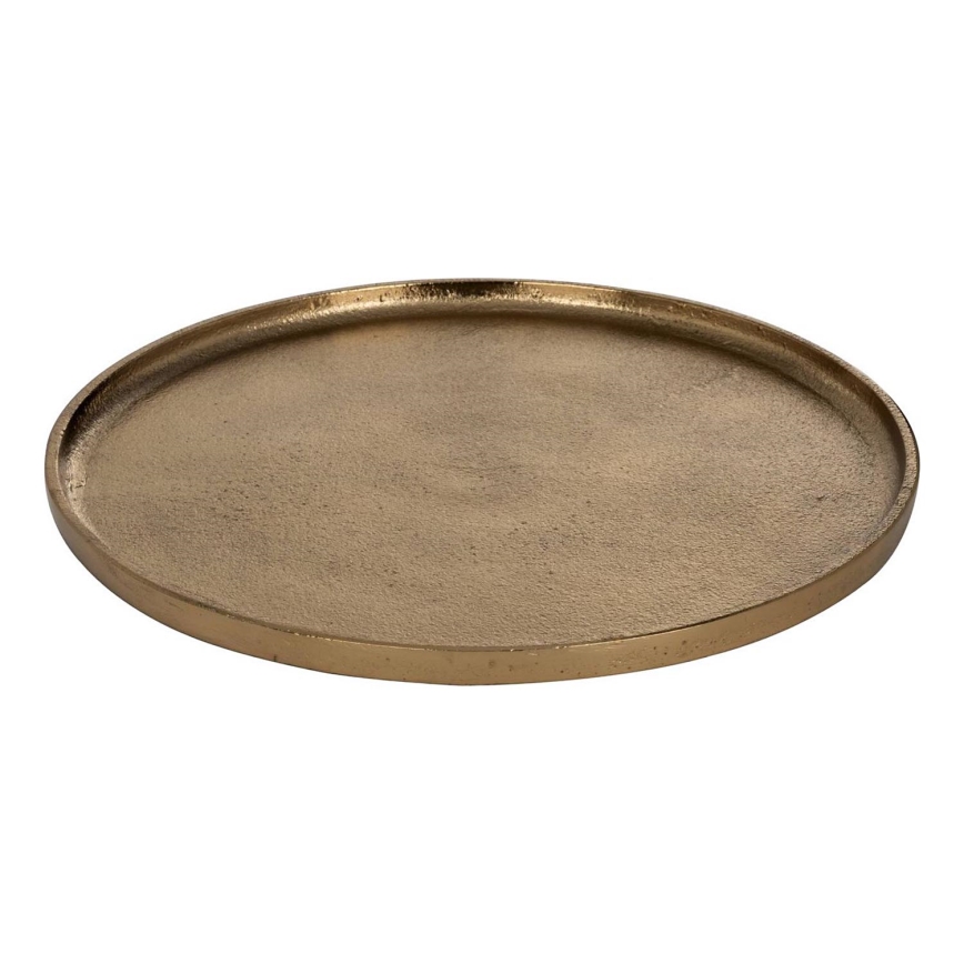 Eglo 427596 - Dekorativ bricka FORLEYET Ø 25 cm, guldfärgad