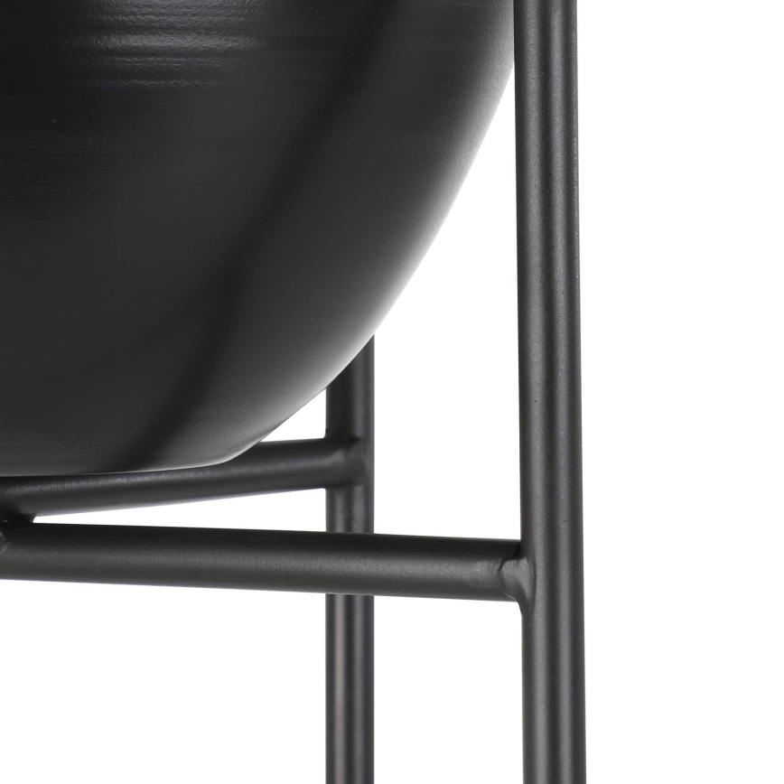 Eglo - Blomkruka av metall 73x23,5 cm svart