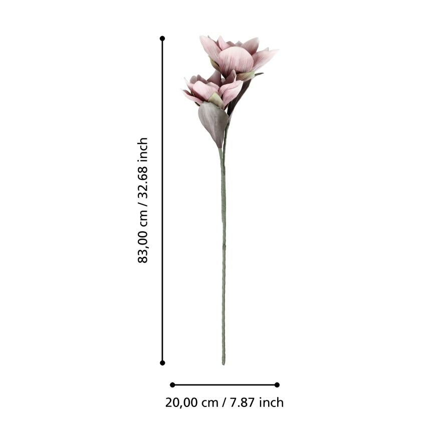 Eglo - Plastblomma 83 cm rosa