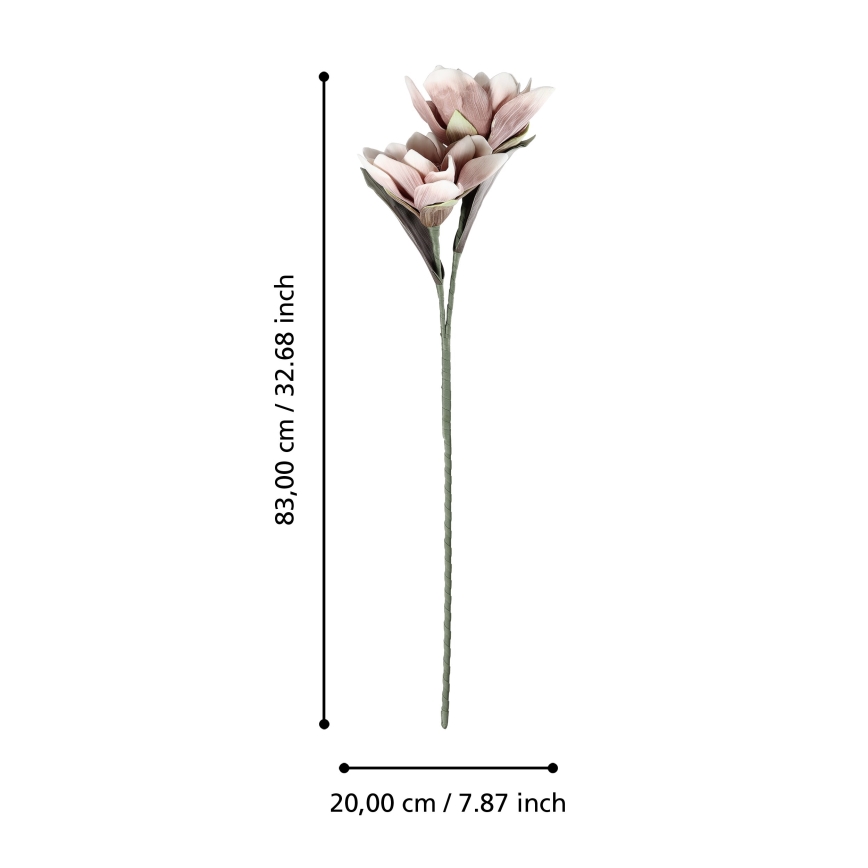 Eglo - Plastblomma 83 cm rosa