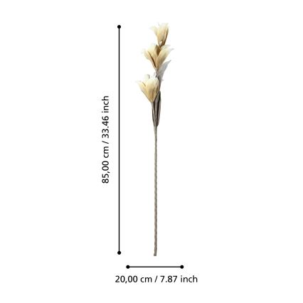 Eglo - Plastblomma 85 cm gul