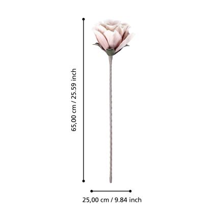 Eglo - Plastblomma 65 cm rosa
