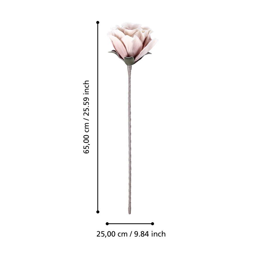 Eglo - Plastblomma 65 cm rosa